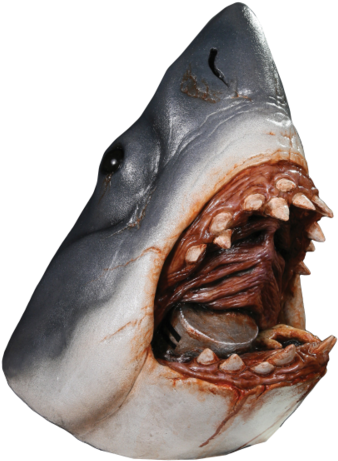 Trick Or Treat Studios Jaws Bruce The Shark Mask (350x500), Png Download
