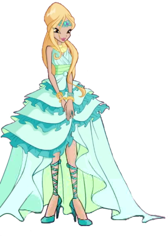 Daphne 6 Gown - Daphne De Vestido Winx (342x480), Png Download