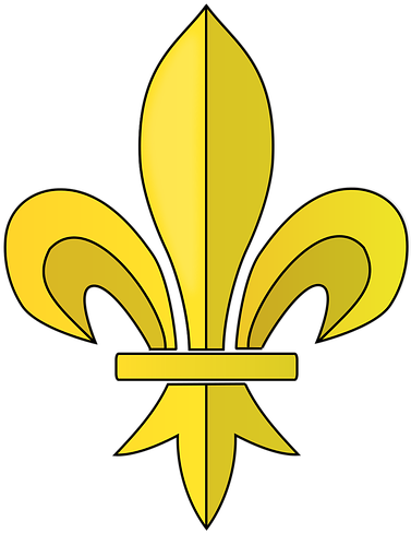 Fleur, Fleur De Lis, France, French, Roi - Flor De Lis Escoteiros Vetor (556x720), Png Download