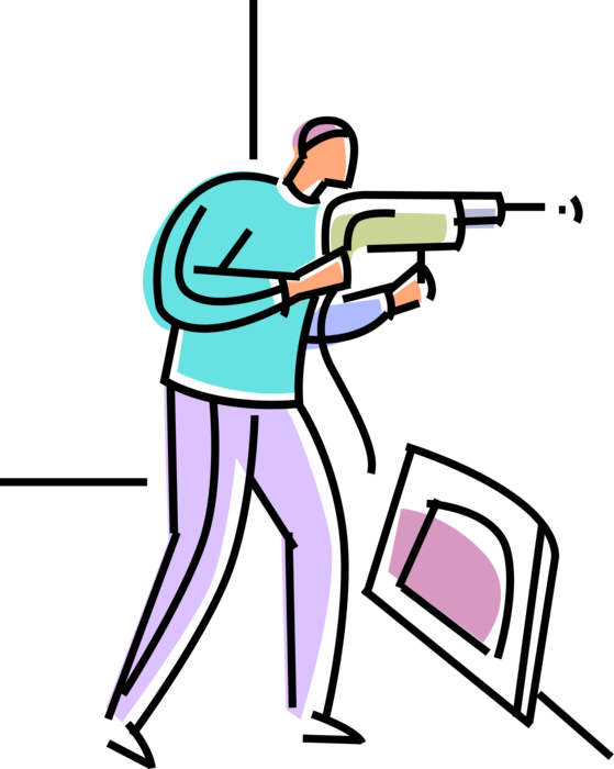 Vector Illustration Of Do It Yourself Home Handyman - Do It Yourself (559x700), Png Download