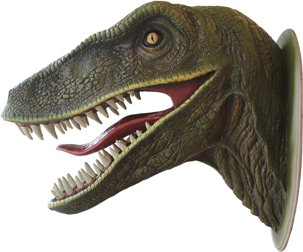 Head Velociraptor (640x640), Png Download