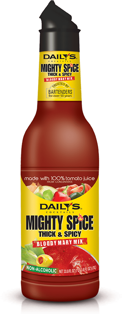 Bring The Heat - Daily's Bloody Mary Mighty Spice (669x1100), Png Download