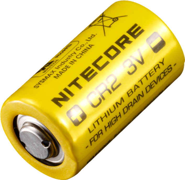Battery Duracell Sticker - Nitecore - Rcr123 Rechargeable Battery - 650 Mah (800x800), Png Download