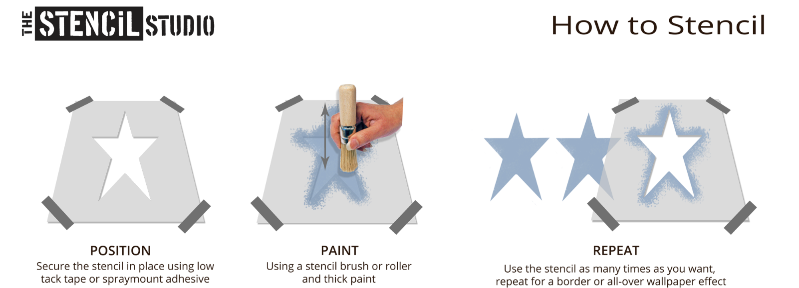 1 Of 3free Shipping Stencil Minis - Stencil (1600x629), Png Download