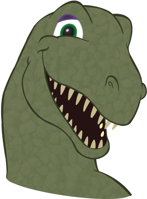 Dinosaur Clipart Jaw - Jaw (612x792), Png Download