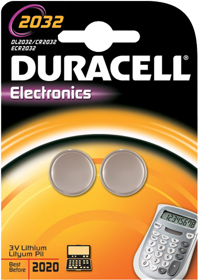 Picture Of Duracell 2032 Battery - Duracell 3v Lithium 2032 - 3v Lithium 2032 (713x660), Png Download