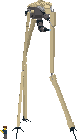 Lego - Half Life Strider Png (1024x663), Png Download