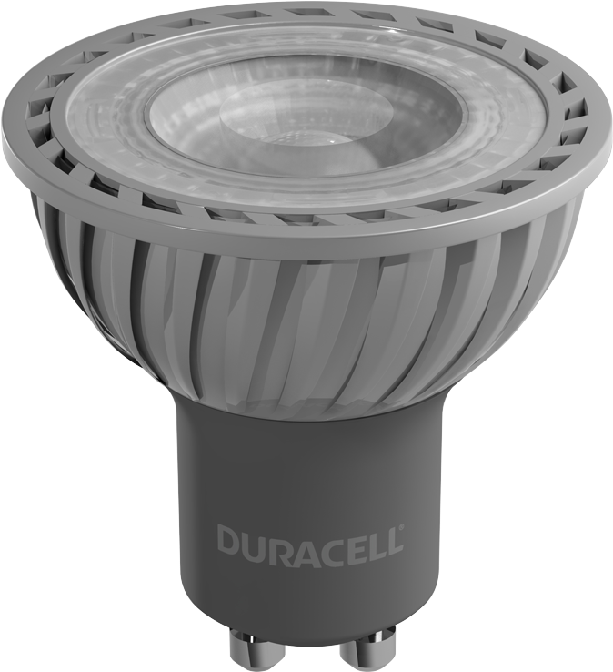 Duracell® Led S300n10c1 - Gu10 Metal Premium Spot, 5,1w / 50w - Dimmable (800x800), Png Download