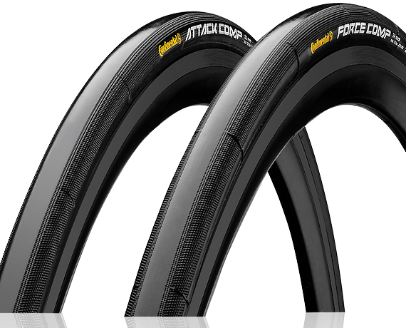 Continental Attack Comp And Force Comp - Continental Attack Force Comp Tubular Tyre Set 28x22,24 (570x460), Png Download