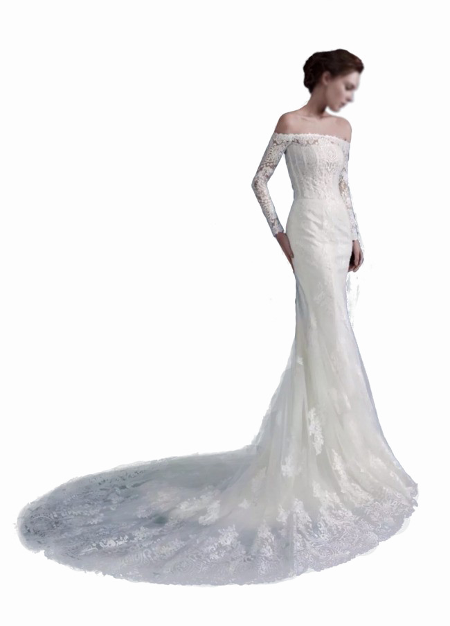 White Dress Png Transparent Image - La Femme Mariage Png (650x903), Png Download
