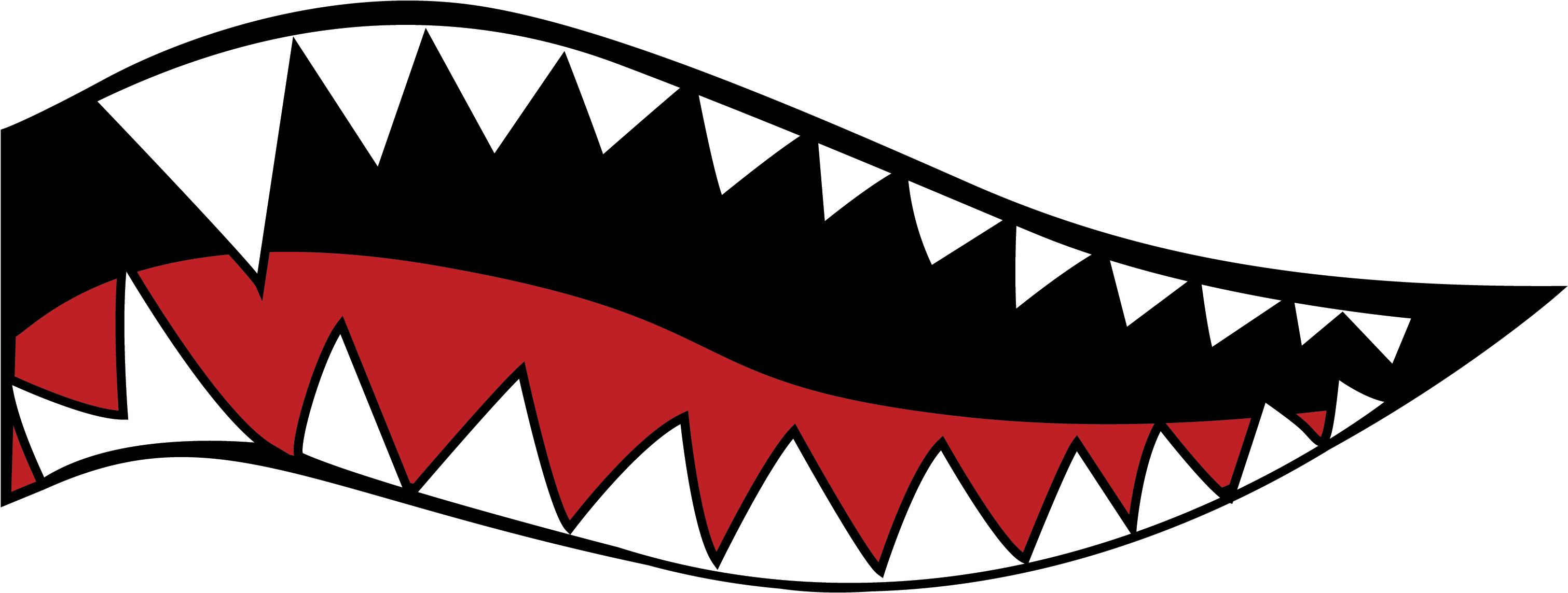 Vinilo Boca De Tiburon (3508x2480), Png Download