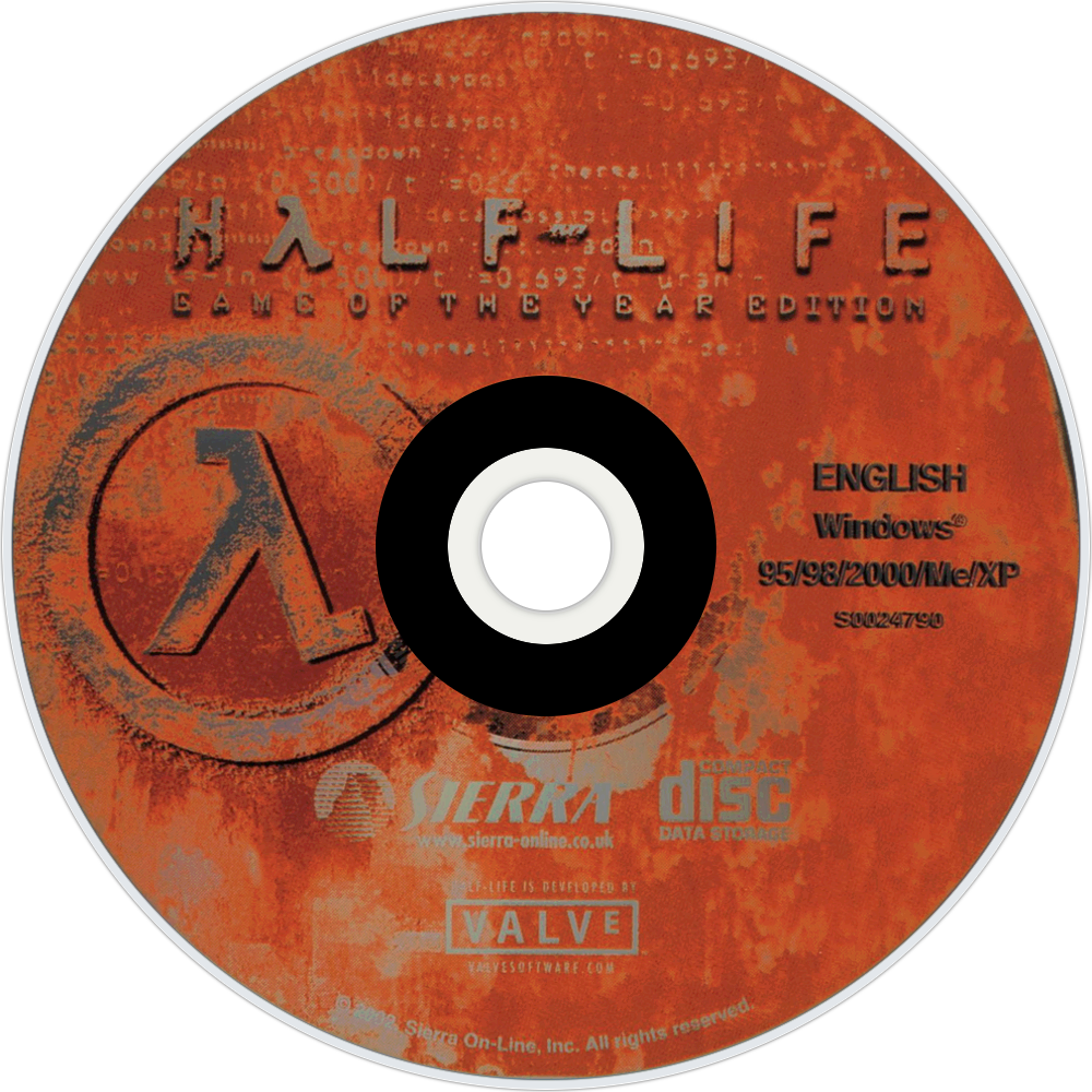 Kelly Bailey Half-life Cd Disc Image - Half-life (1000x1000), Png Download