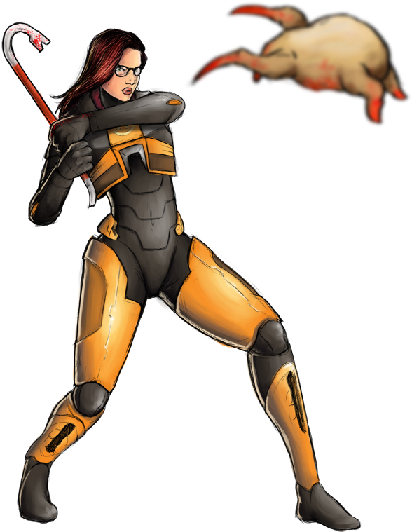 Half Life Gender Bender (599x770), Png Download