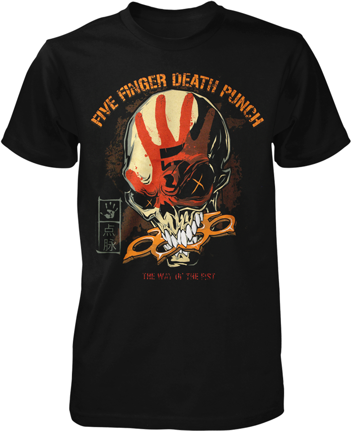The Way Of The Fist Tee - Five Finger Death Punch - The Way T-shirt (1000x1000), Png Download