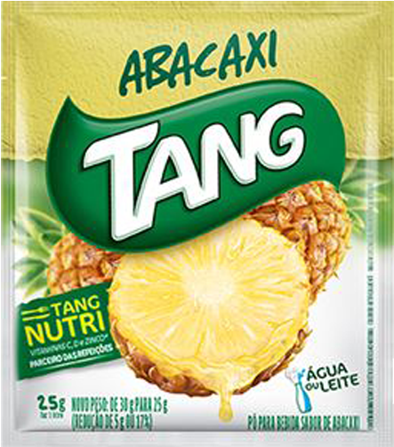 Suco Em Pó Sabor Abacaxi Tang 25g - Suco De Manga Com Leite (600x600), Png Download