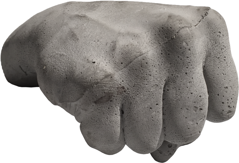 Concrete Fist (1000x714), Png Download