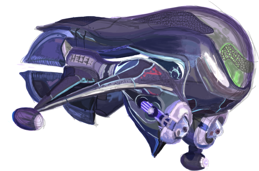 Vector Free Download Banshee Drawing Halo - Halo Reach Banshee (1024x641), Png Download