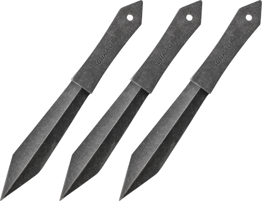 Sctk3 Group - Schrade Throwing Knives (1024x784), Png Download