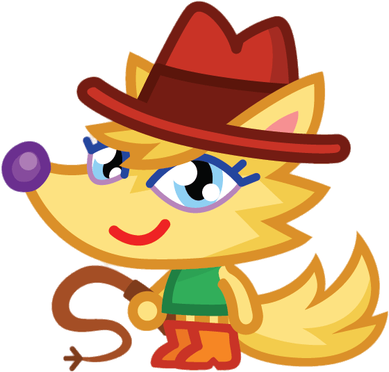 Bonnie The Sassy Lassy/hoxy Foxy - Moshlings Bonnie (565x541), Png Download