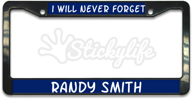 I Will Never Forget Plate Frame - Vehicle Registration Plate (940x587), Png Download