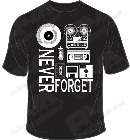 Vintage Never Forget Tee Men, Women - Deegan 38 T Shirt (450x487), Png Download