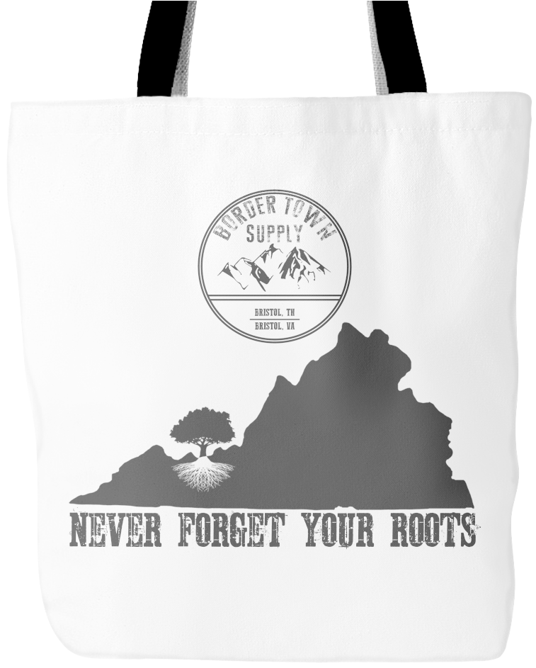 Never Forget Your Virginia Roots Tote Bag - Virginia Border (1024x1024), Png Download
