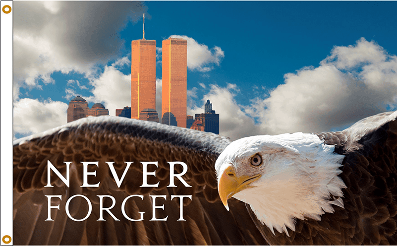 Never Forget 911 Eagle Flag - Does The Eagle Have (800x800), Png Download