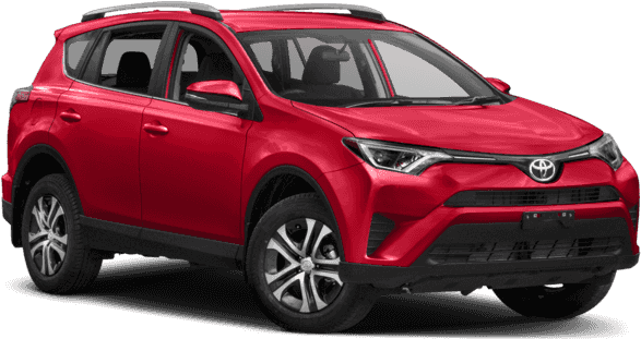 New 2018 Toyota Rav4 Le - Red 2018 Toyota Rav4 Hybrid (640x480), Png Download