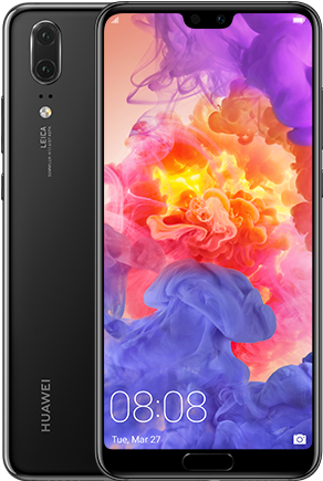 Huawei P20 - Mobile Png (378x480), Png Download