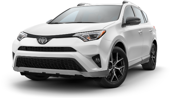 Featuring The Model - 2017 Toyota Rav4 Hybrid White (569x350), Png Download