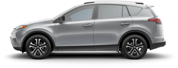 Silver Sky Metallic - 2017 Rav4 Xle Hybrid (864x350), Png Download