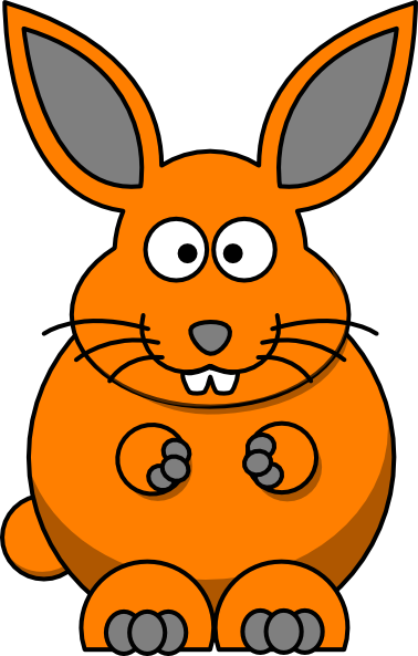 Cartoon Easter Bunny (378x593), Png Download