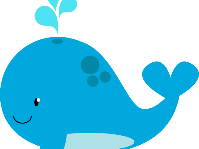 Cartoon Whale Png - Whale Clipart (640x480), Png Download
