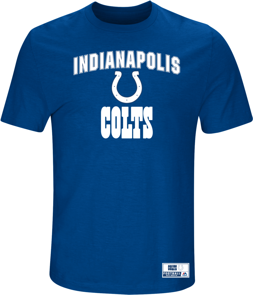 Men's Indianapolis Colts Majestic Blue Line Of Scrimmage - Indianapolis Colts (600x600), Png Download