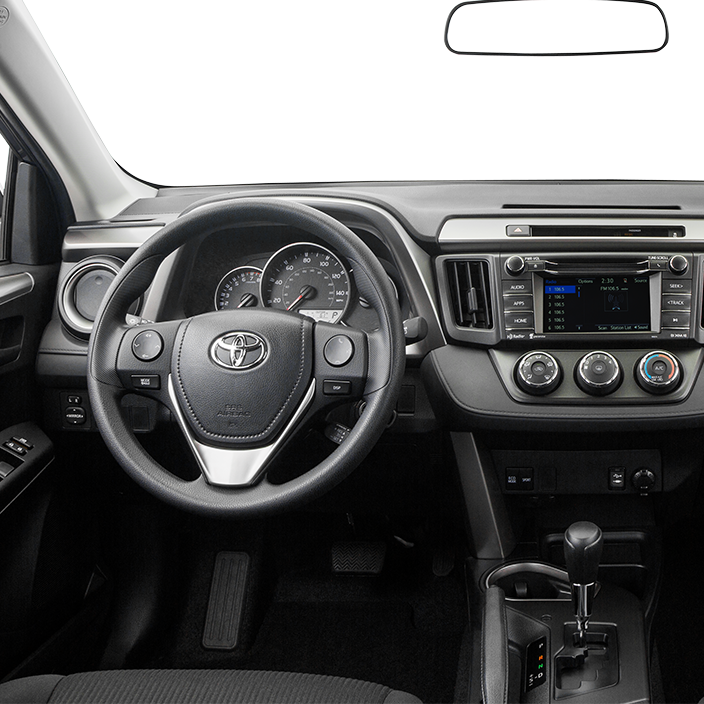 Rav4 Cup Holder Src= Rav 4 Steering Column - Toyota Rav4 2018 Le Interior (704x704), Png Download