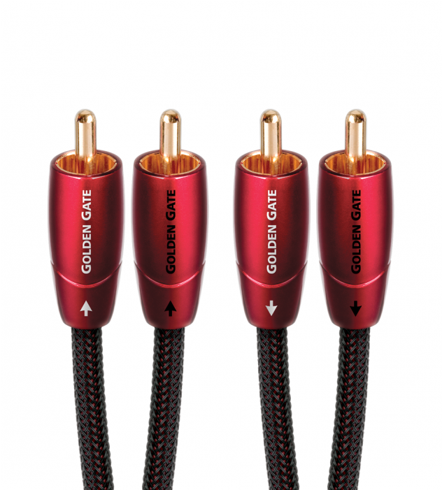 Audioquest Golden Gate Interconnects - Audioquest - Golden Gate Rca-to-rca 1.0m (800x700), Png Download