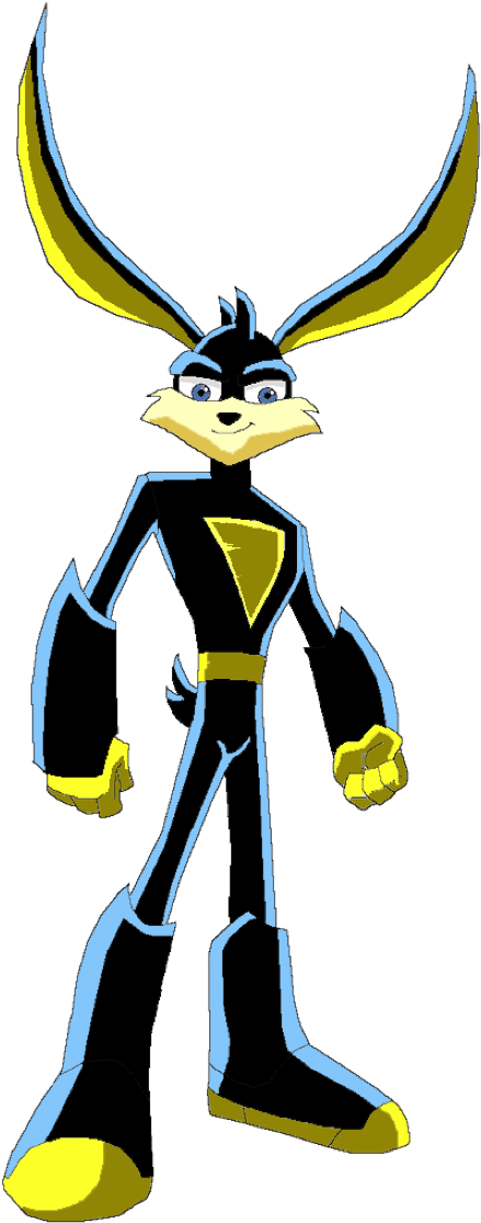 Ace Bunny 2 - Coyote (633x1125), Png Download