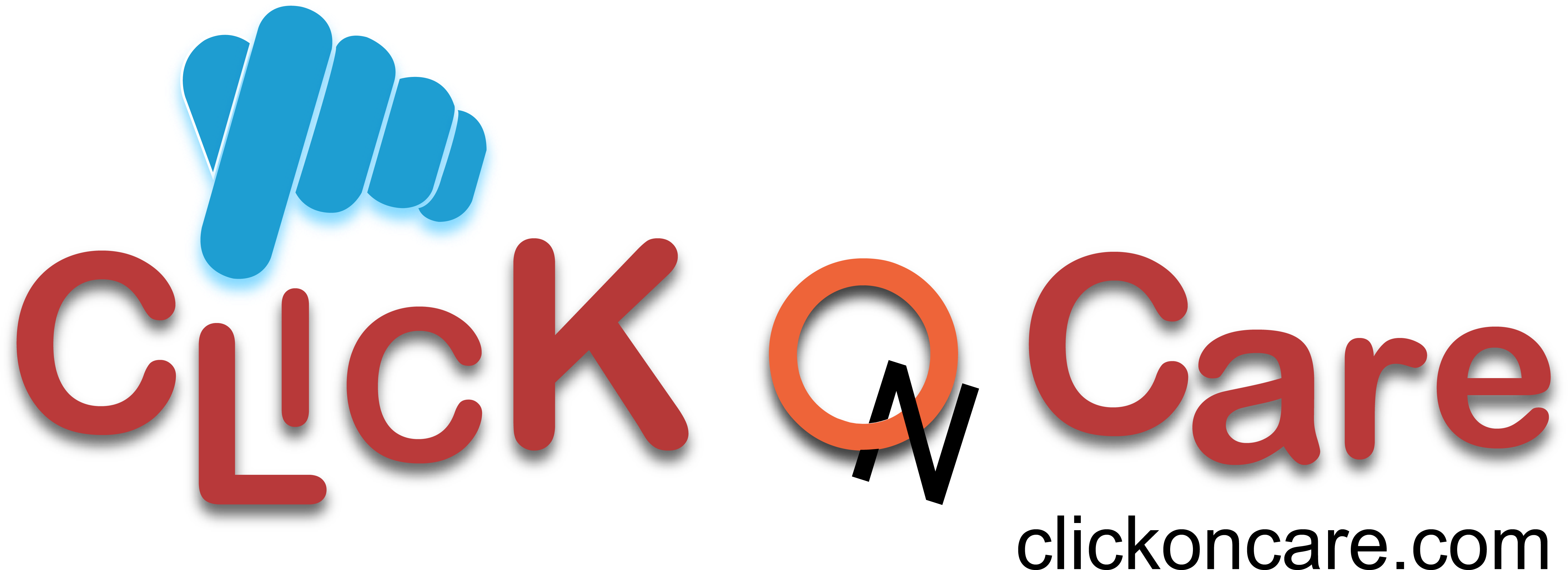 Logo Clickoncare - Heat In A Click (5321x1989), Png Download