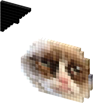 View Cursor On T-shirt - Cross-stitch (330x418), Png Download