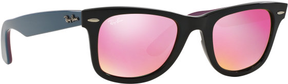 Ray Ban Wayfair Grey Frames Png - Ray-ban Uv Protected Square Unisex Sunglasses (0rb214011744t54|54|green) (700x350), Png Download