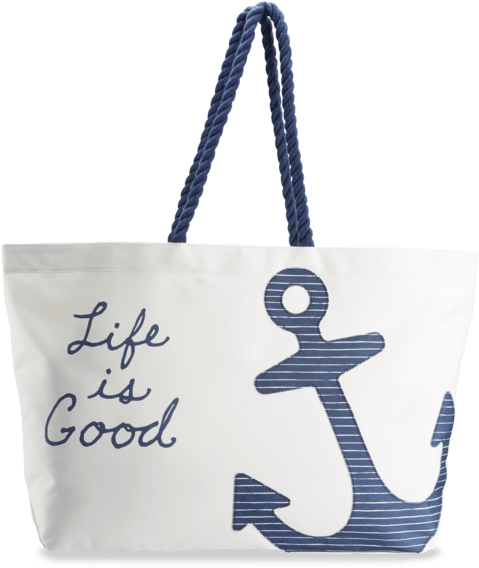 Large Sunny Day Beach Bag - Tote Bag (570x570), Png Download