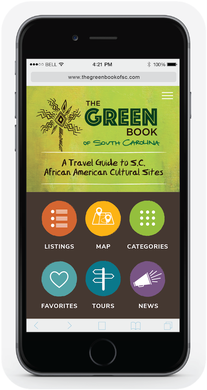 Green Book Of Sc Phone Screen Photo Image - The Green Book Of South Carolina (1080x1530), Png Download