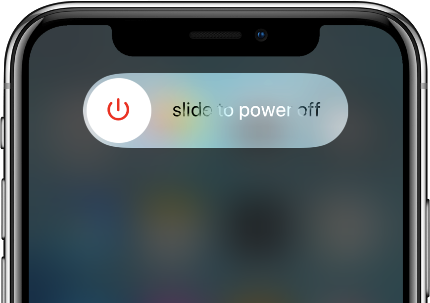 Iphone Xs Turn Off (1076x672), Png Download