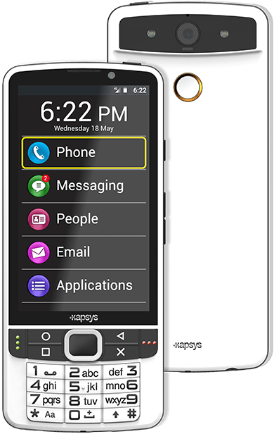 Smartvision2 Smartphone For The Visually Impaired - Téléphone Portable Smartvision 2 (400x632), Png Download