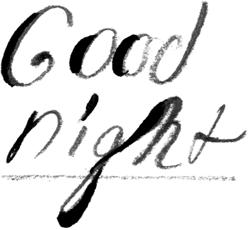 Sarah Ferrick Parp001 - Good Night Text Png (483x449), Png Download