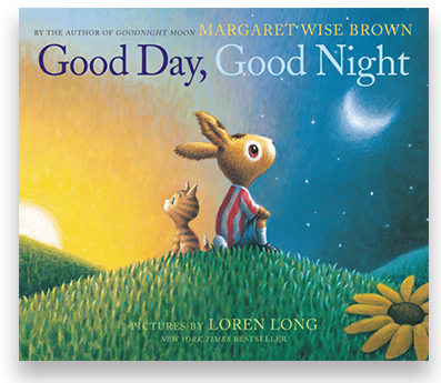 Goodnight1 - Good Day, Good Night By Margaret Wise Brown (396x353), Png Download