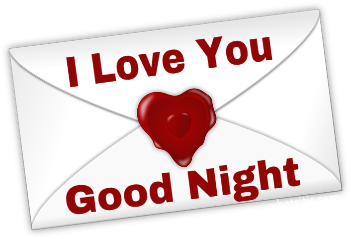 I Love You Good Night Pic - Good Night And Love You (706x480), Png Download