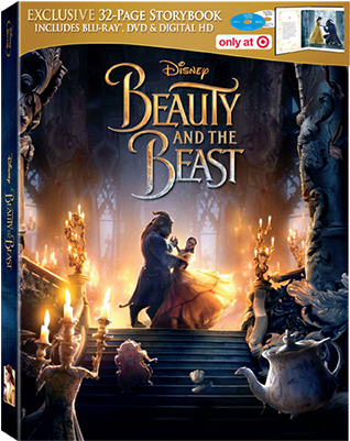 With The Sing Along Version Of Beauty And The Beast - Beauty And The Beast Live Action Dvd (400x400), Png Download