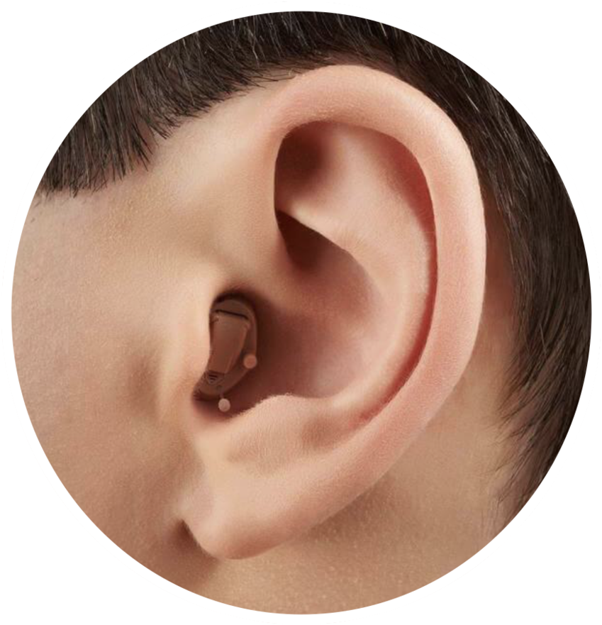 Smart Invisible Hearing Aid Cic Smart Digital Hearing - Invisible Smart Hearing Aid (1024x974), Png Download