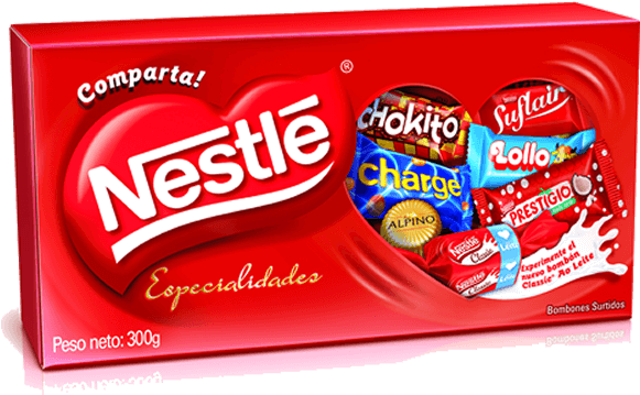 Nestlé Especialidades 300gr Shop Nestlé - Caixa De Bombom Nestle (600x600), Png Download